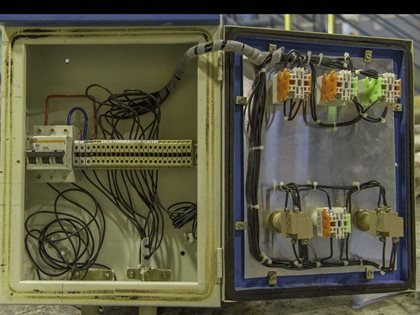 ساخت تابلوي شبيه ساز موتور والوهاي توربين و بويلر در نيروگاه حرارتی شازند