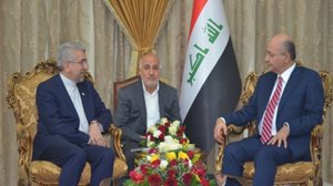 وزیر نیرو ایران با رییس جمهوری عراق دیدار کرد
