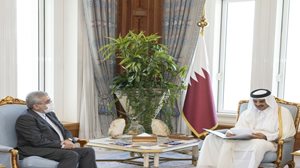 تحویل پیام رئیس جمهوری اسلامی ایران به امیر قطر/ امیر قطر:  ایران را شریک راهبردی خود می‌دانیم